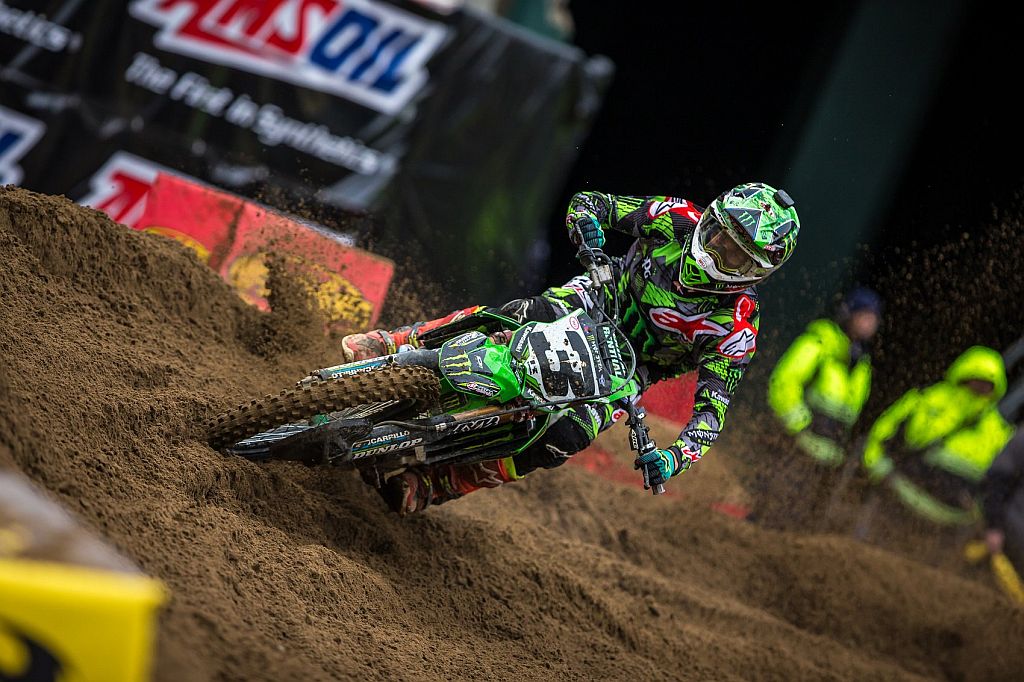 Sx Oakland 2017 Eli Tomac sand