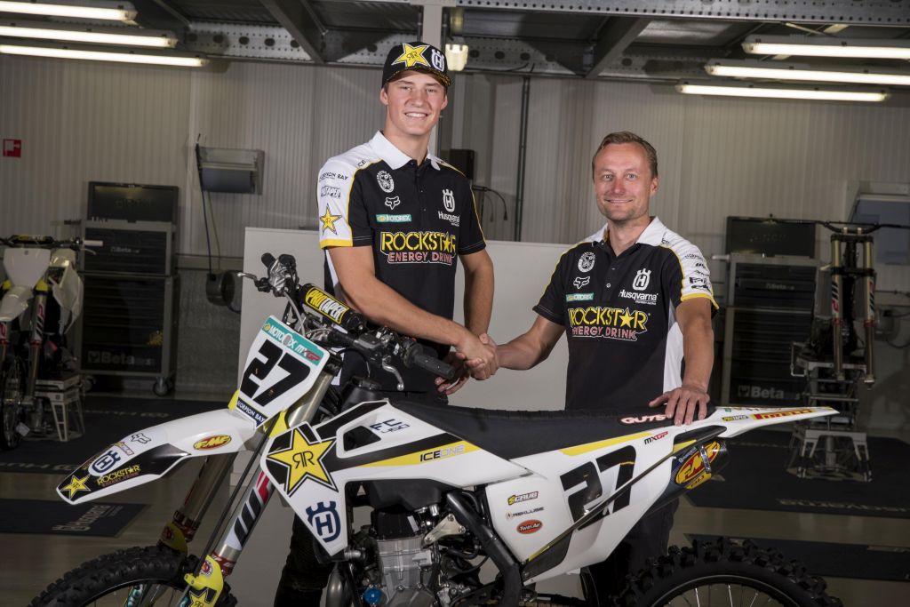 Arminas Jasikonis con Husqvarna nel 2019