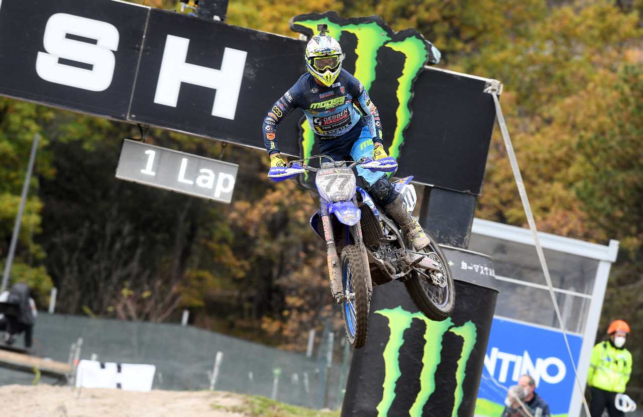 Lupino terzo di manche nel GP di Pietramurata 2020