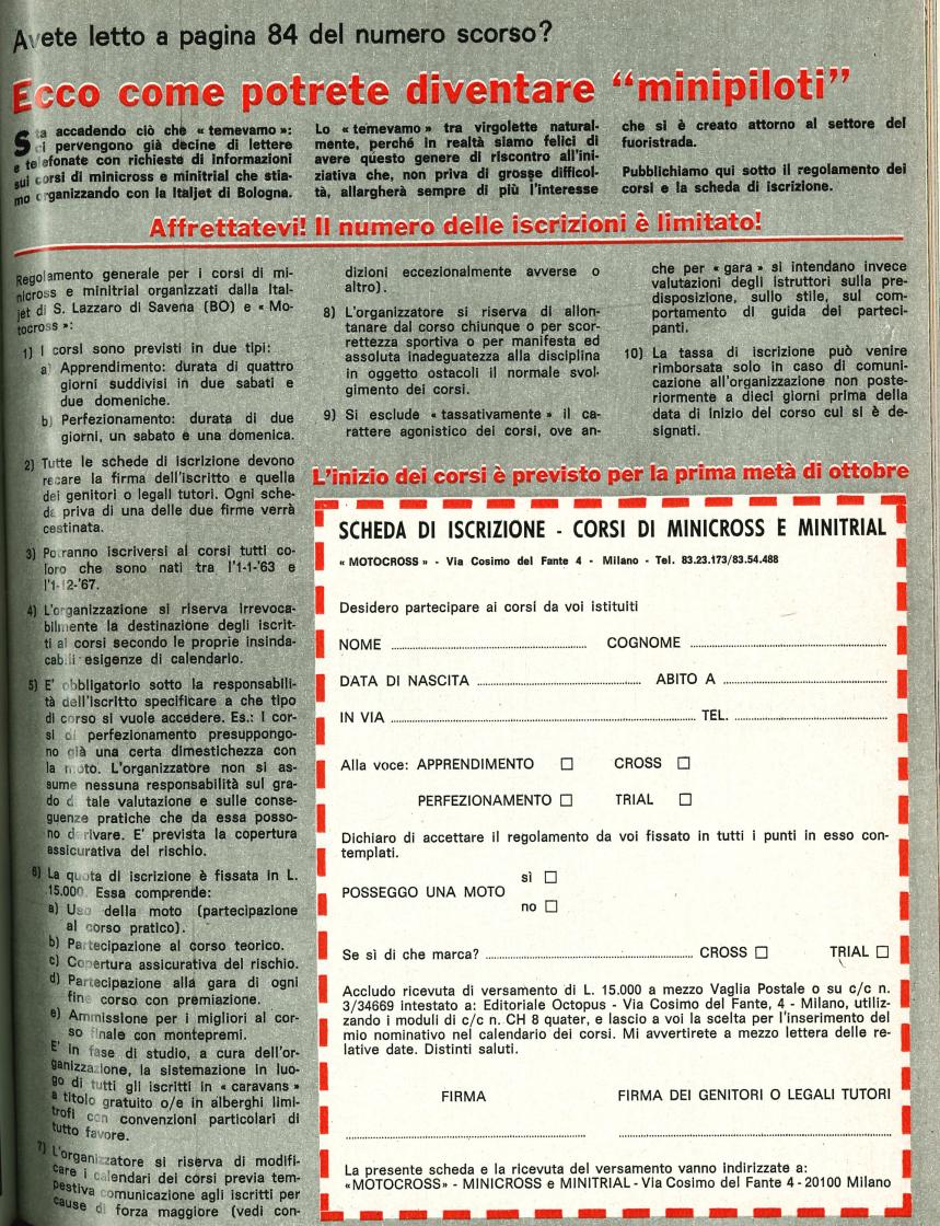 Speciali decadi. La nascita del minicross 2021A_01