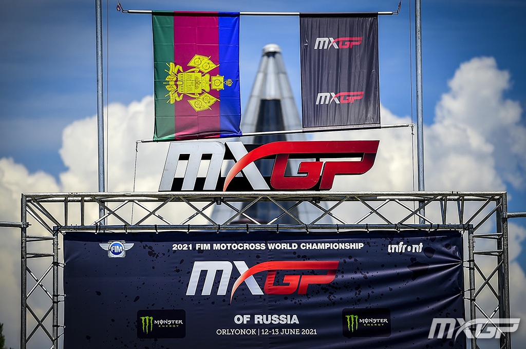 MXGP of Russia podium 2021